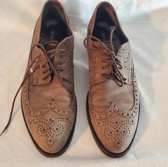 Emporio Armani | Shoes | Emporio Armani British Brown Suede  display picture 3